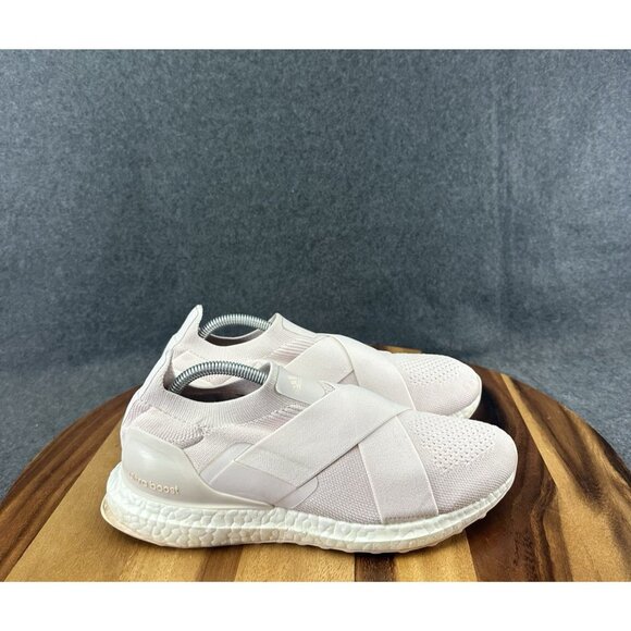 Adidas Ultraboost Slip On Women Sz 6.5 Pink Athletic Running Active Shoes GZ9847 - Picture 1 of 11